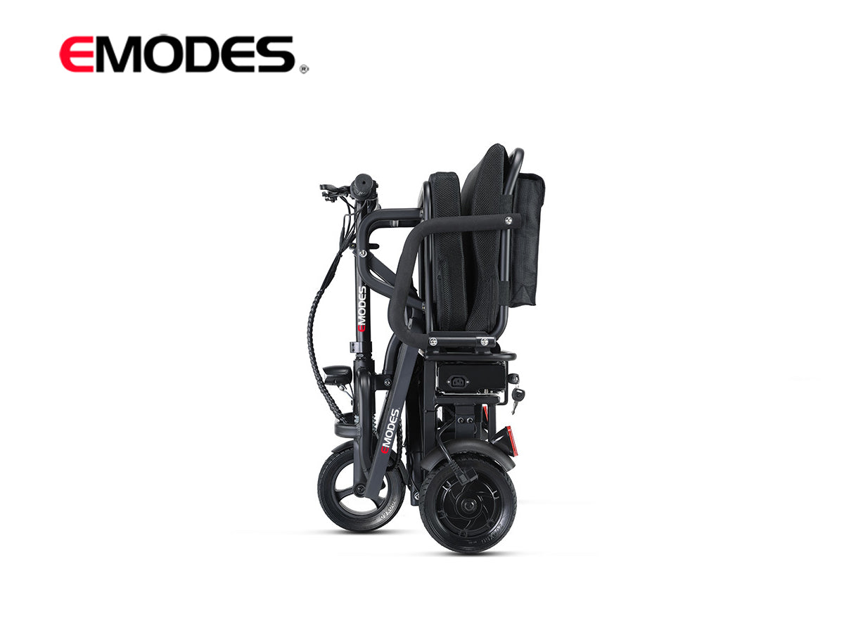 Emodes 36300 Black Lightweight Folding Travel Scooter