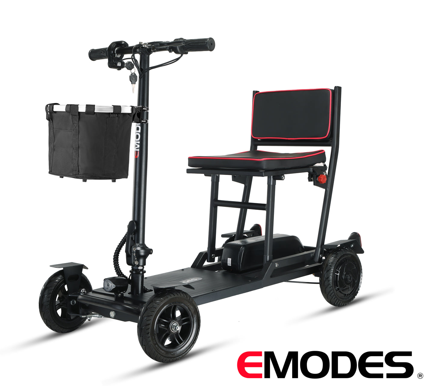 EM310B Lightweight Instant Folding Mobility Scooter – Black (Ex Display)