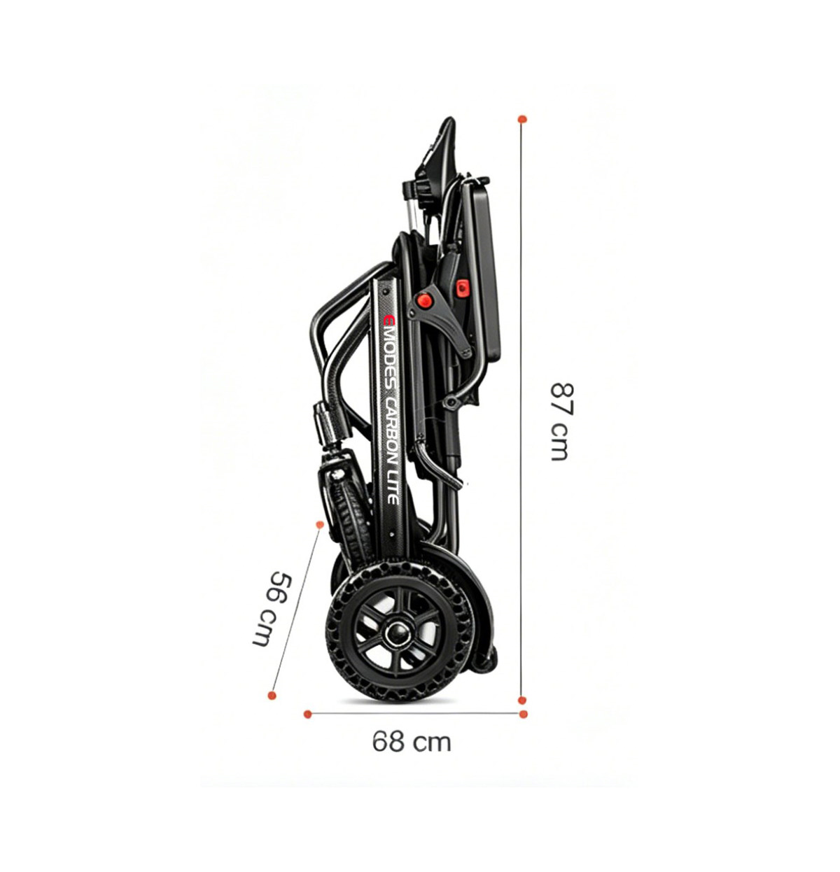 Emodes EM710 Carbon Lite 14.5kg Folding Electric Wheelchair