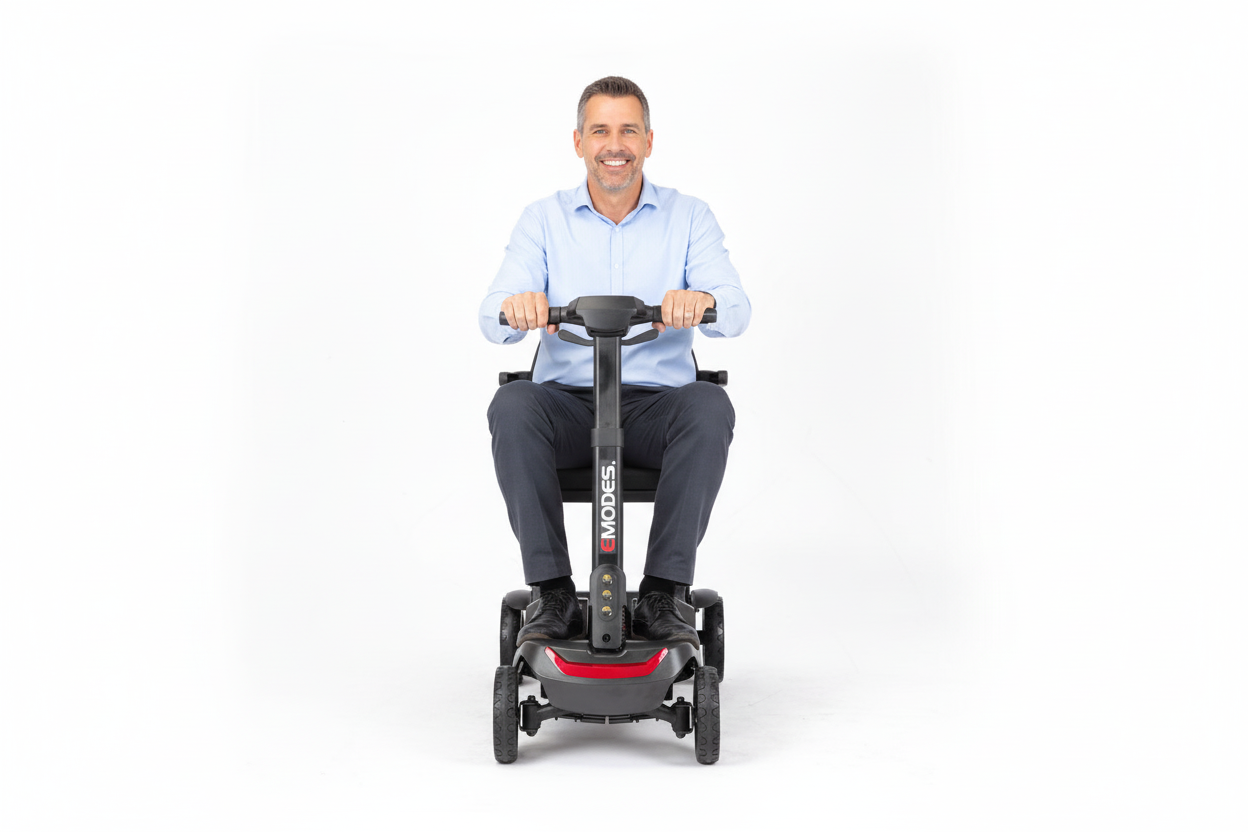 EM985S Litefold 16kg Instant Folding Mobility Scooter – Black