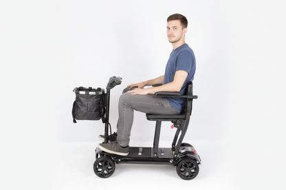 EM985 Swiftfold 17kg Lightweight Instant Folding Mobility Scooter – Black