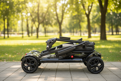 EM985 Swiftfold 17kg Lightweight Instant Folding Mobility Scooter – Black