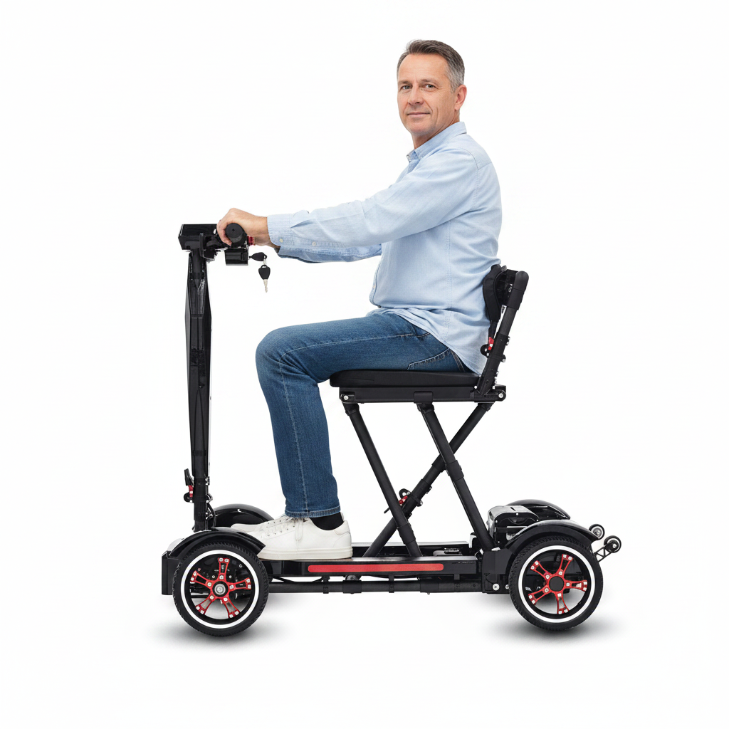 Emodes EM05A Carbonfold 18.5kg Lightweight Folding Mobility Scooter