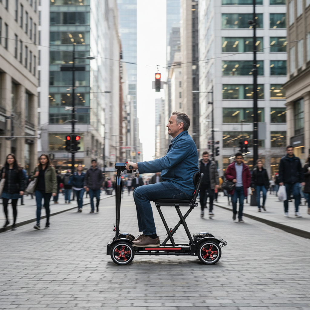 Emodes EM05A Carbonfold 18.5kg Lightweight Folding Mobility Scooter