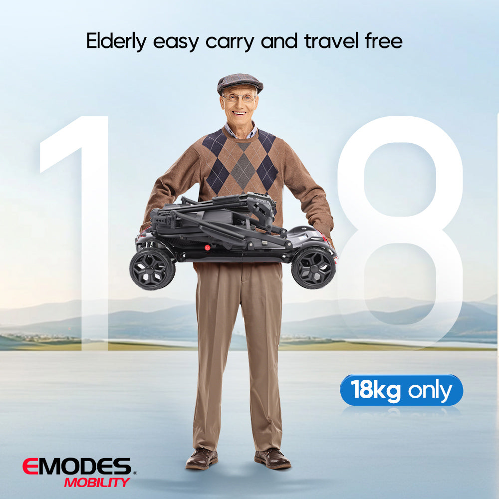 Emodes 985 Swiftfold 17KG Lightweight Folding Travel Scooter