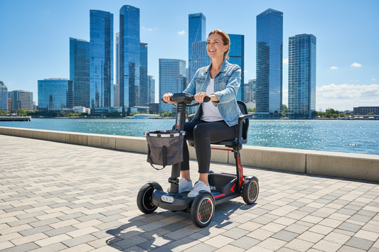 Emodes EM996 Dynafold 18.5kg Lightweight Folding Mobility Scooter