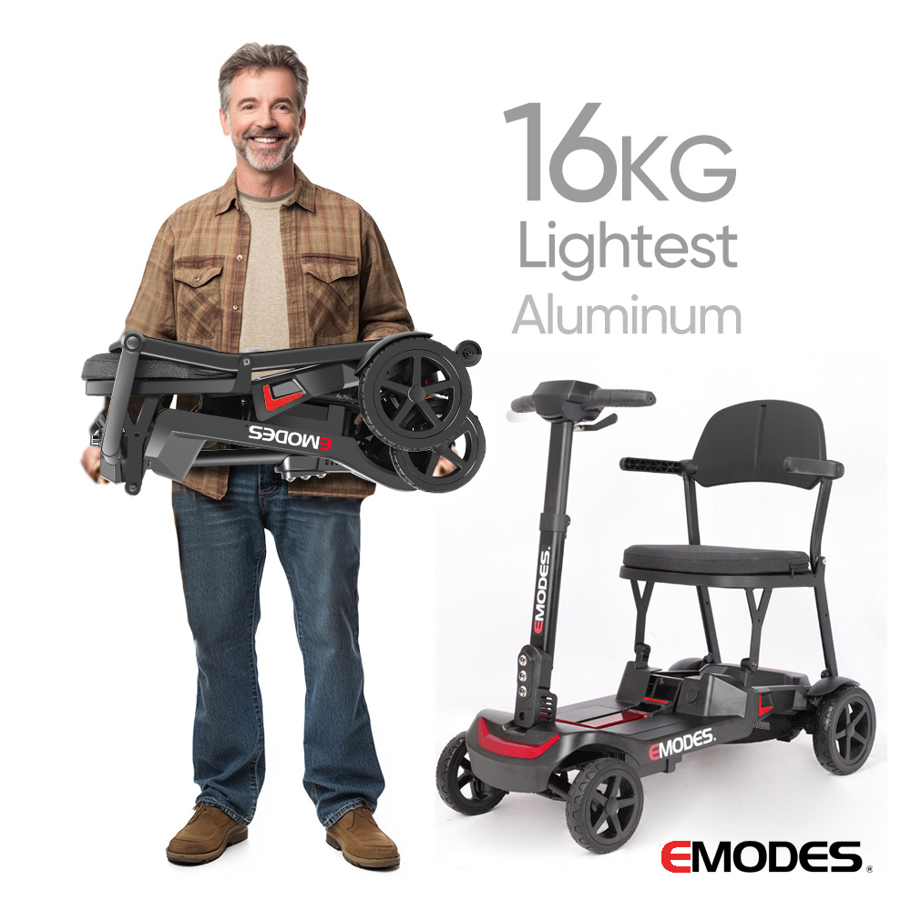 Emodes 985S Litefold 16KG Lightweight Folding Travel Scooter